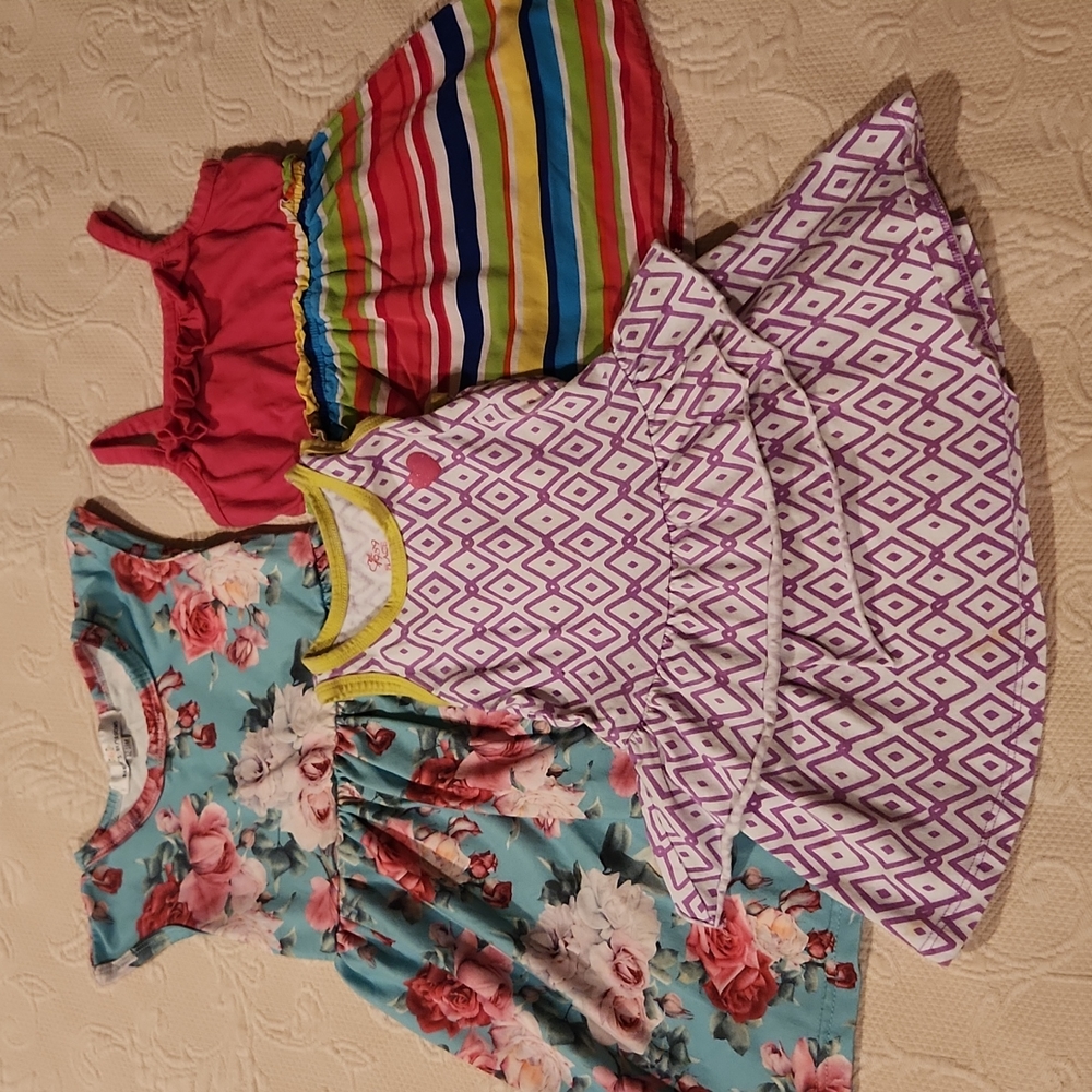 Bundle of 3 dresses Baby Girl 18 mo.